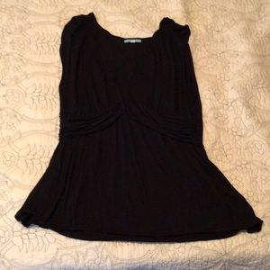 Flattering black top